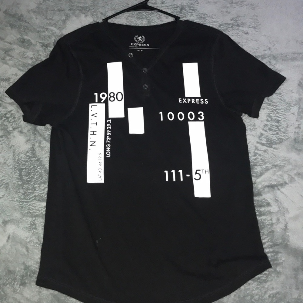 Black express shirt